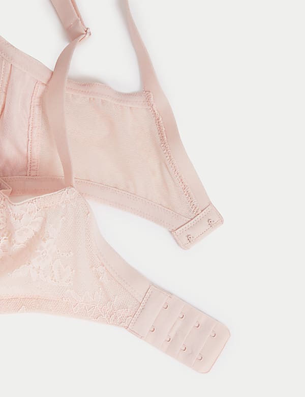 2pk Maternity Lace Trim Nursing Bras