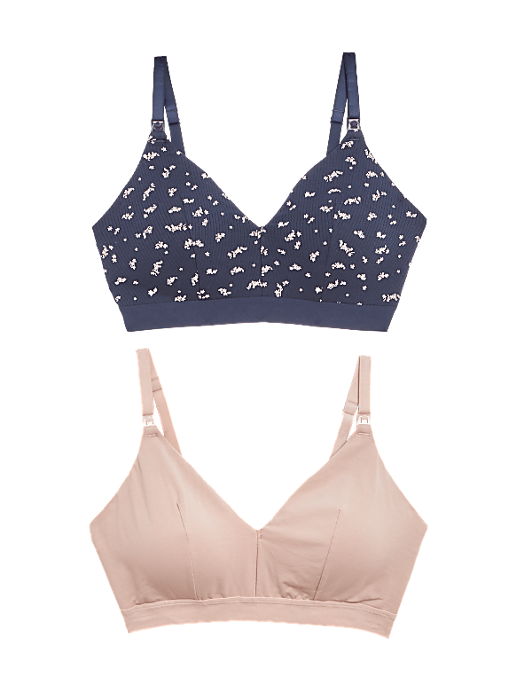 2pk Non Wired Nursing Bras A-E