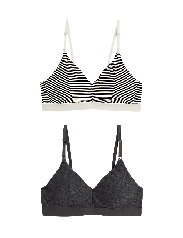 2pk Non Wired Nursing Bras A-E