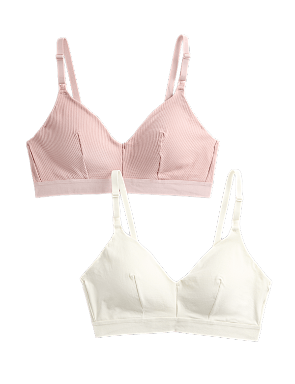 2pk Non Wired Nursing Bras A-D