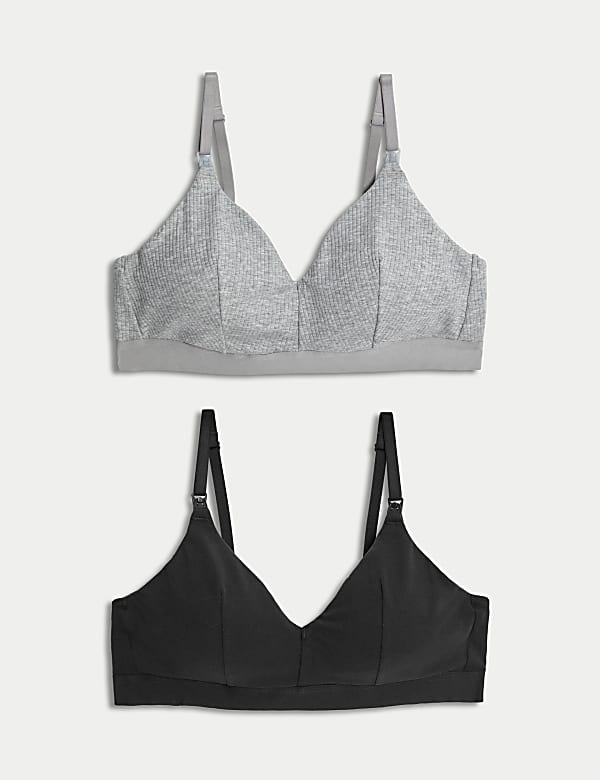 2pk Non Wired Nursing Bras A-D - JP