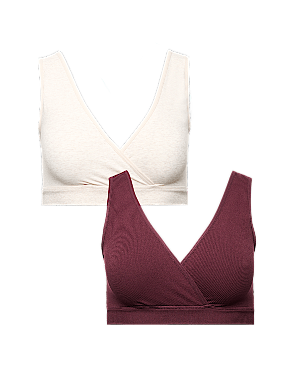 2pk Lounge Nursing Maternity Bras