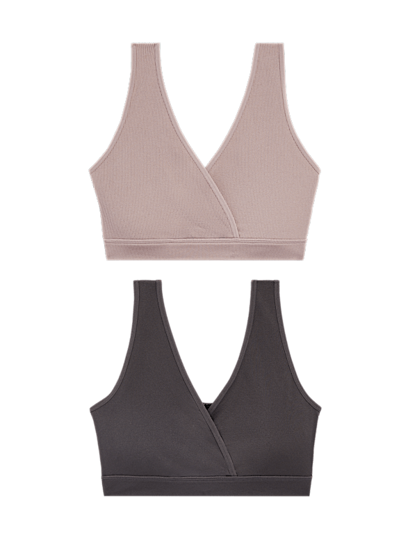 2pk Lounge Nursing Maternity Bras
