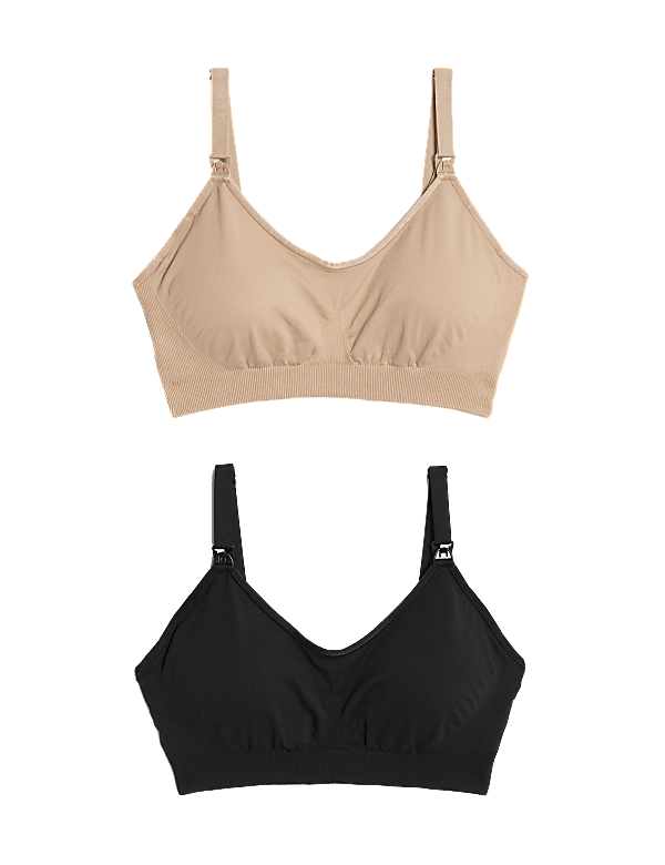 2pk Seamless Full Cup Nursing Bras