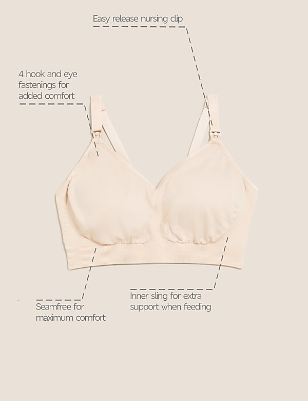 2pk Seamless Full Cup Nursing Bras