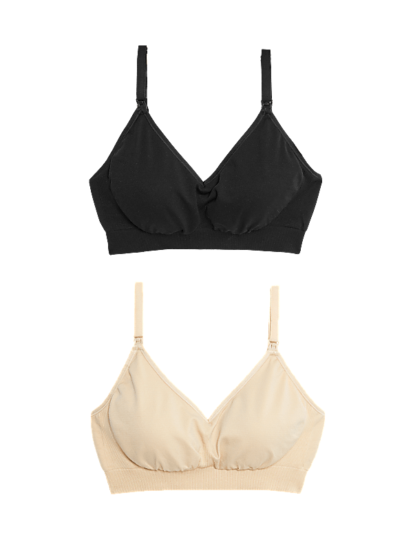 2pk Seamless Full Cup Nursing Bras