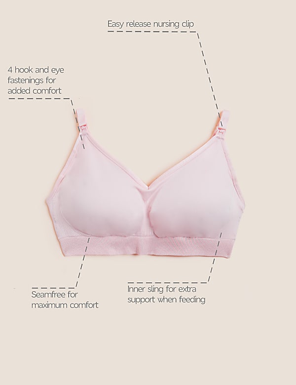 2pk Seamless Full Cup Nursing Bras