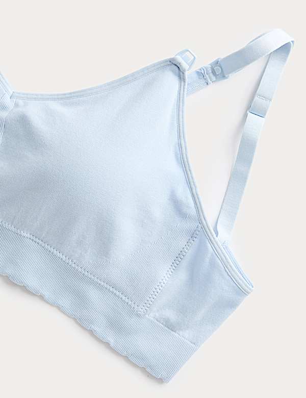 2pk Seamless Non Wired Maternity Nursing Bras