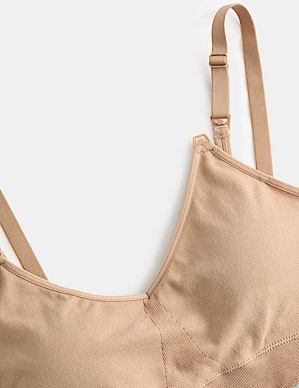 2pk Seamless Non Wired Maternity Nursing Bras