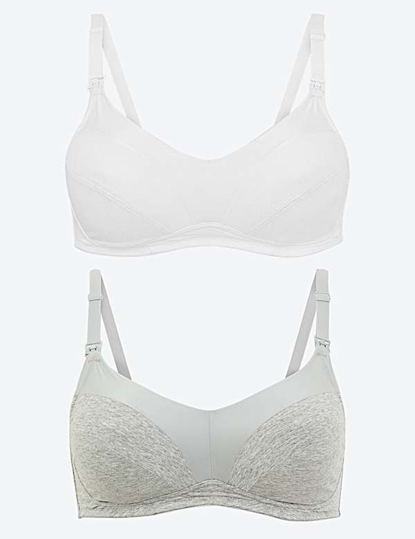 2pk Full Cup Nursing Bras B-G