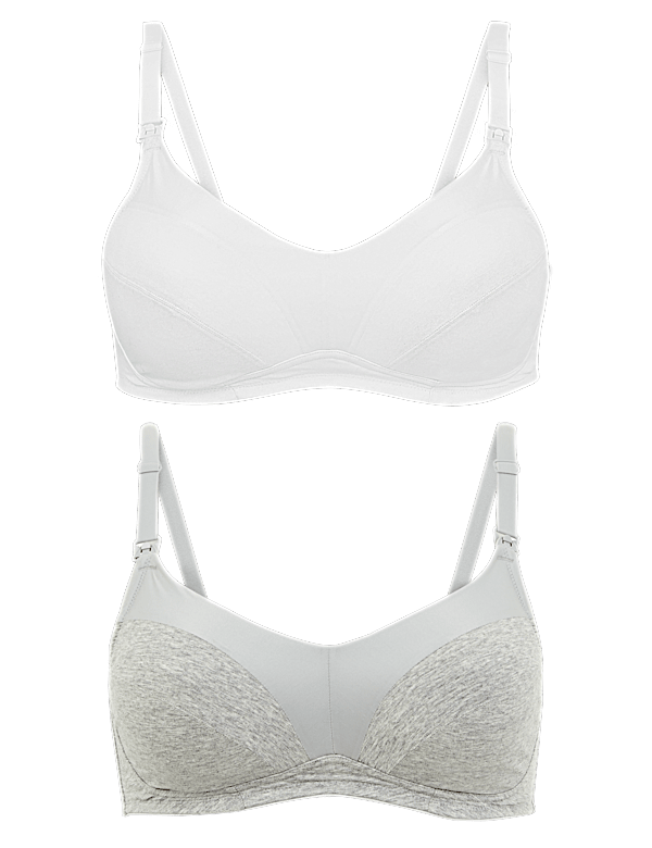 2pk Full Cup Nursing Bras B-G