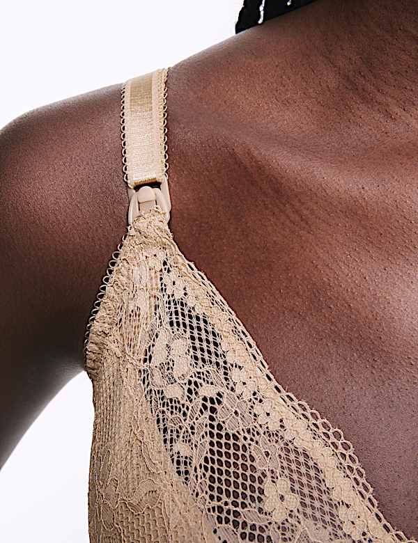 Jasmine Lace Non Wired Maternity Nursing Bra B-H