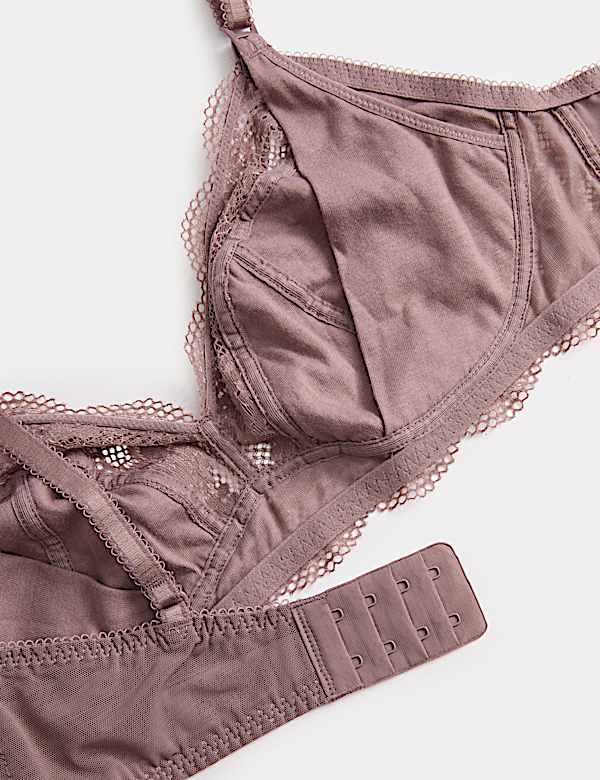 Jasmine Lace Non Wired Maternity Nursing Bra B-H