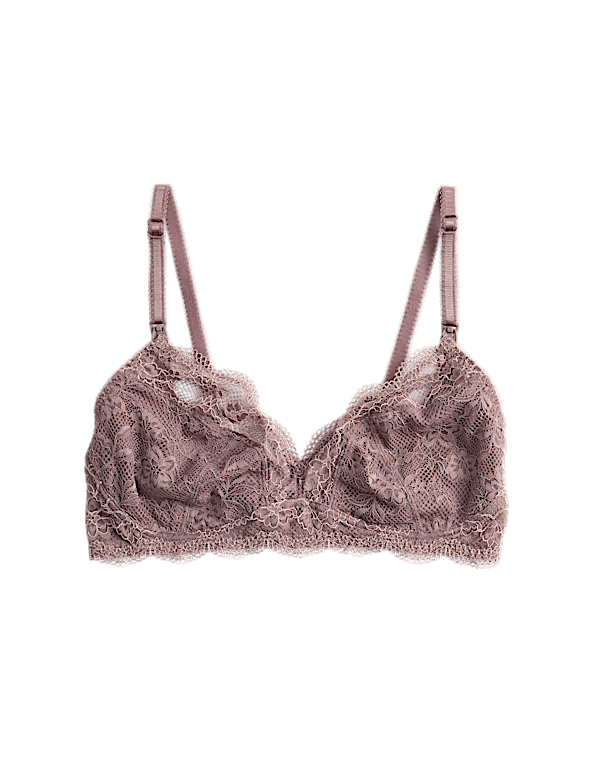 Jasmine Lace Non Wired Maternity Nursing Bra B-H