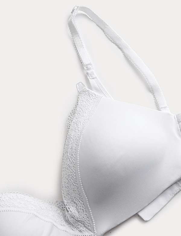 2pk Jasmine Lace Trim Maternity Nursing Bra B-G