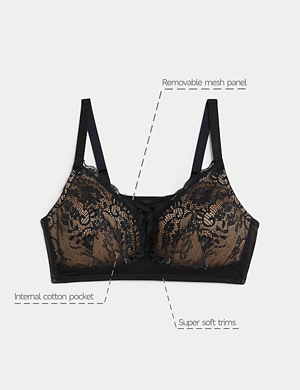Lace Non Wired Post Surgery Bra A-E