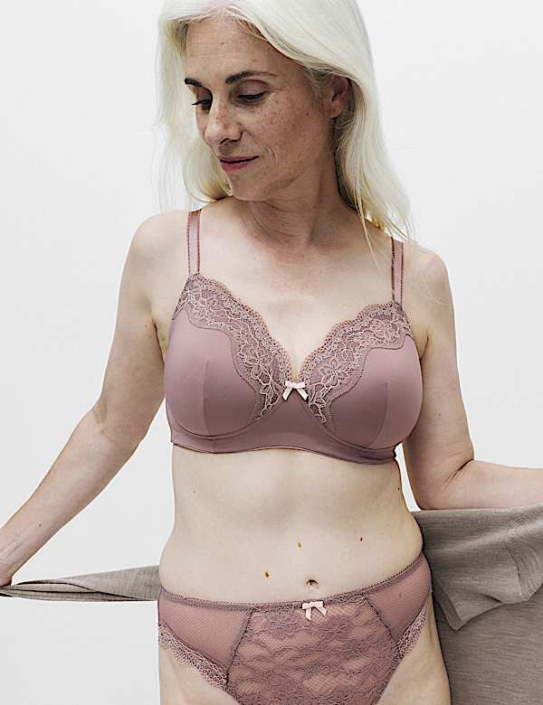 Jasmine Lace Non Wired Post Surgery Bra A-E