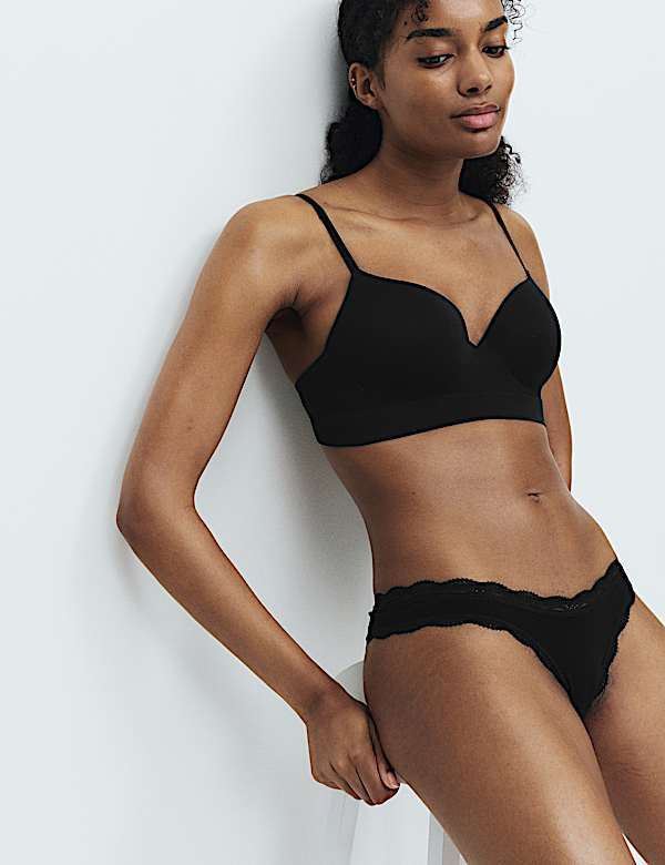 2 Pack Seamfree Wired Demi Cup Bras (A-E) - HU