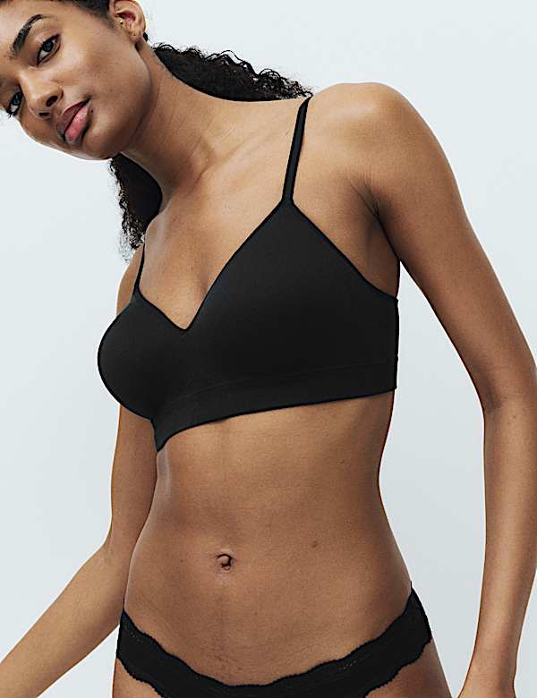 2 Pack Seamless Non Wired Full Cup Bras - BG