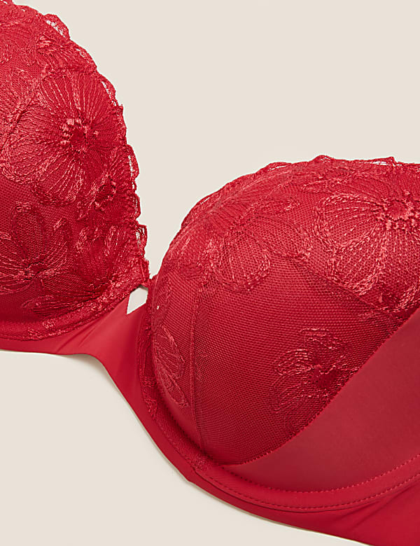 Embrace Embroidered Wired Balcony Bra