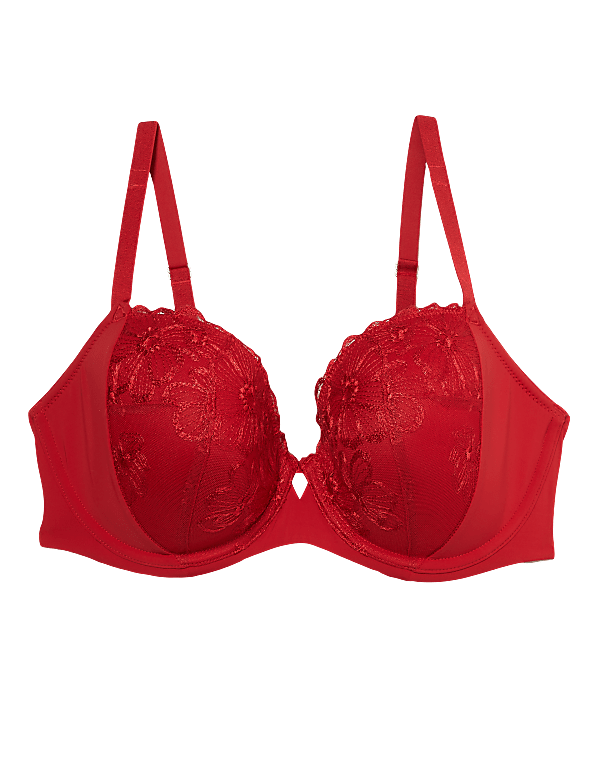 Embrace Embroidered Wired Balcony Bra