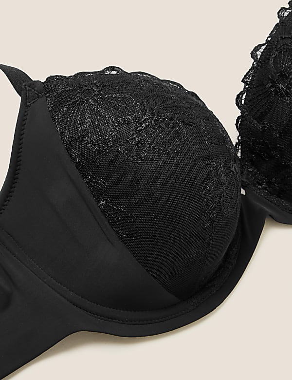 Embrace Embroidered Wired Balcony Bra