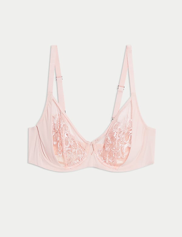 Embrace Embroidered Wired Full Cup Bra A-E - US