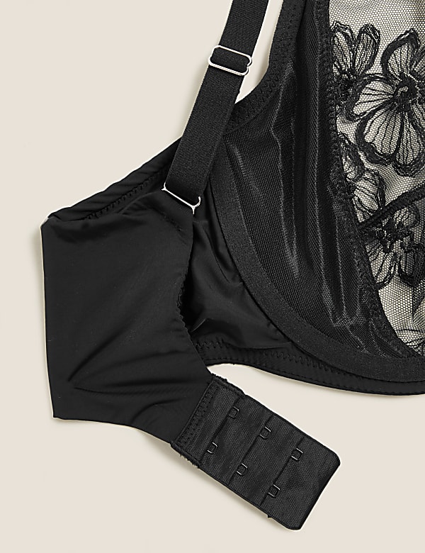 Embrace Embroidered Wired Full Cup Bra A-E