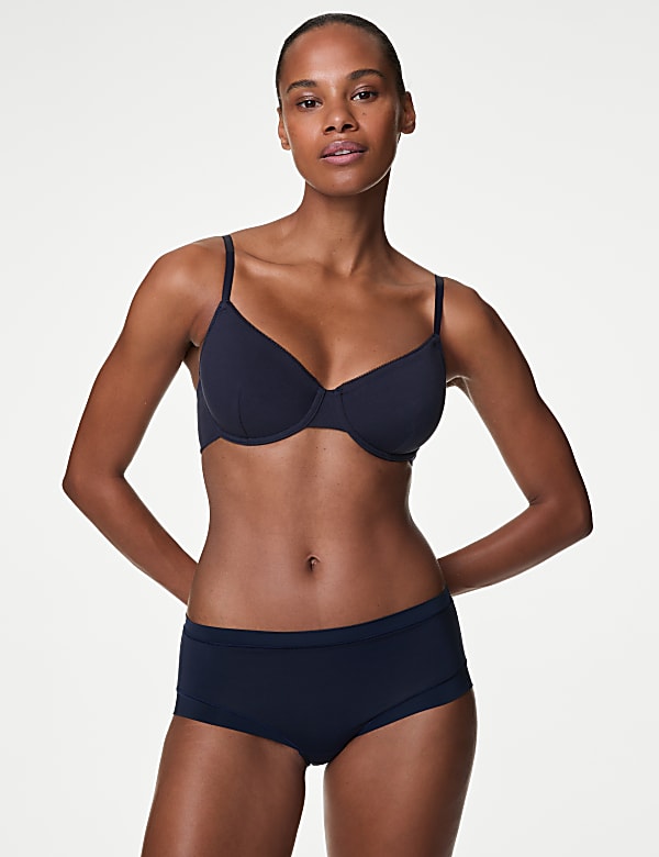 3pk Cotton Wired Full Cup Bras A-E