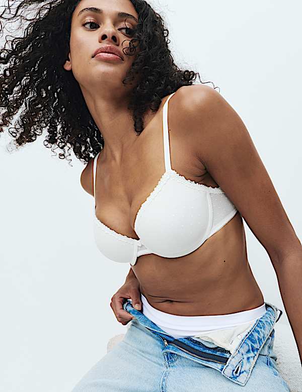 2 Pack Wired Demi Cup Bras (A-E) - MV
