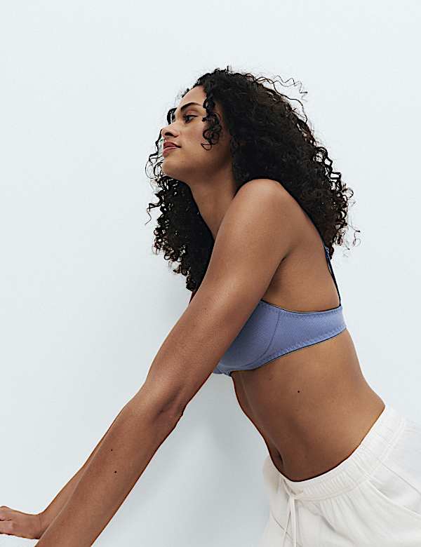2 Pack Rib Non Wired Plunge Bras (A-E) - MV