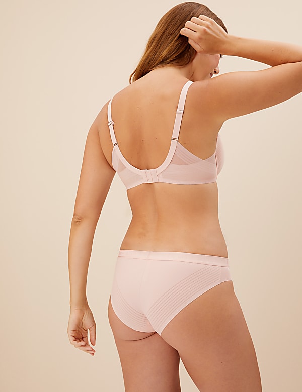 Shape Define™ Striped Wired T-Shirt Bra A-E