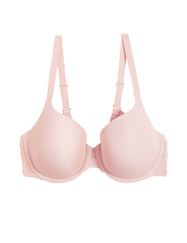 Shape Define™ Striped Wired T-Shirt Bra A-E