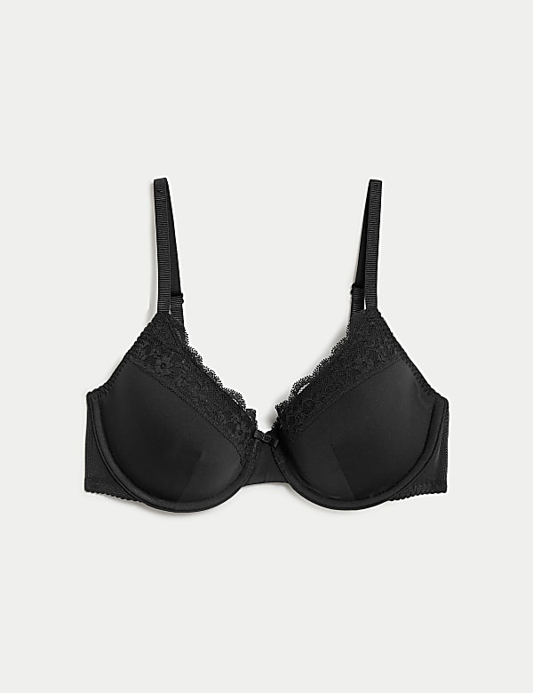 Soutien-gorge à armatures et bordures en dentelle, bonnets semi-emboîtants A à F - CH