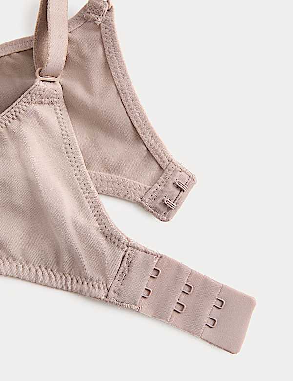 3 Pack Cotton Rich Wired Full Cup Bras (A-E)
