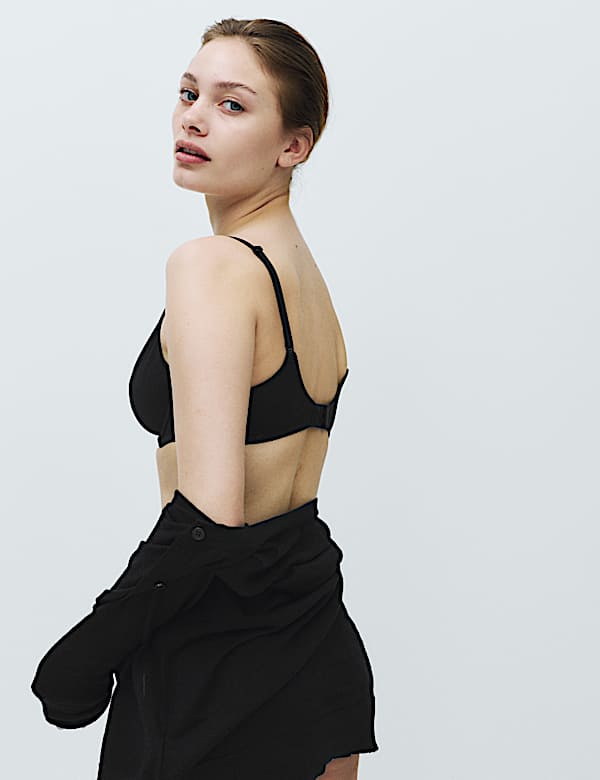 3 Pack Cotton Rich Wired Full Cup Bras (A-E) - NL