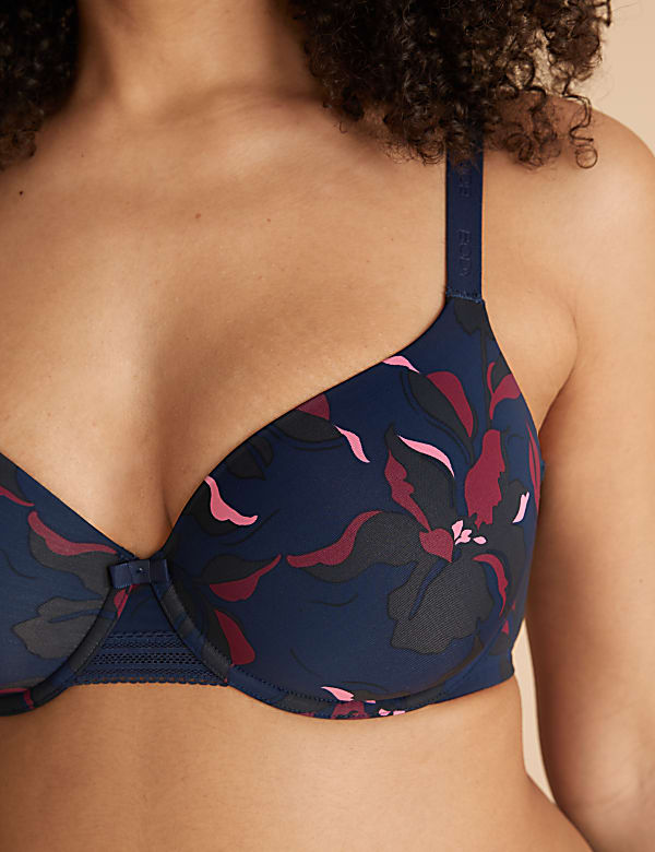 Flexifit&trade; Floral Full Cup T-Shirt Bra A-E