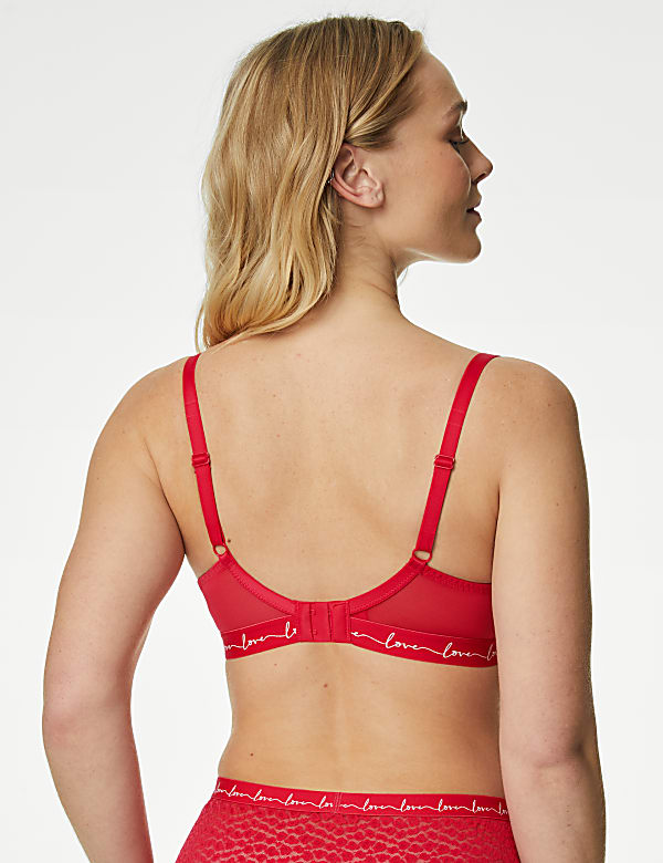 3pk Lace & Mesh Wired Balcony Bras