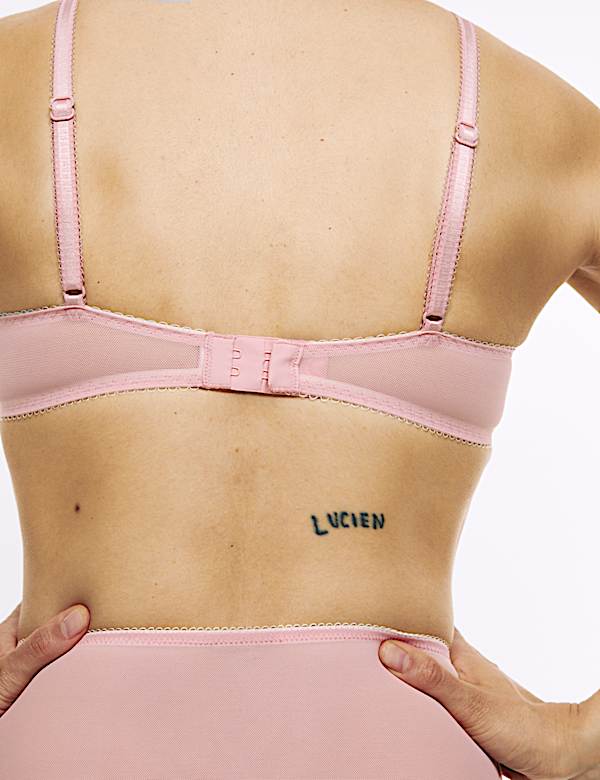 Jasmine Lace Wired Demi Cup Bra A-E