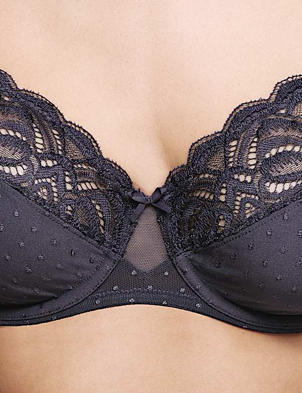 Amelia Lace Wired Full Cup Bra (A-E)