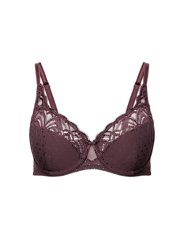 Amelia Lace Wired Full Cup Bra (A-E)