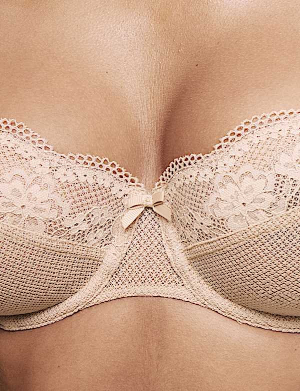 Jasmine Lace Wired Balcony Bra A-E