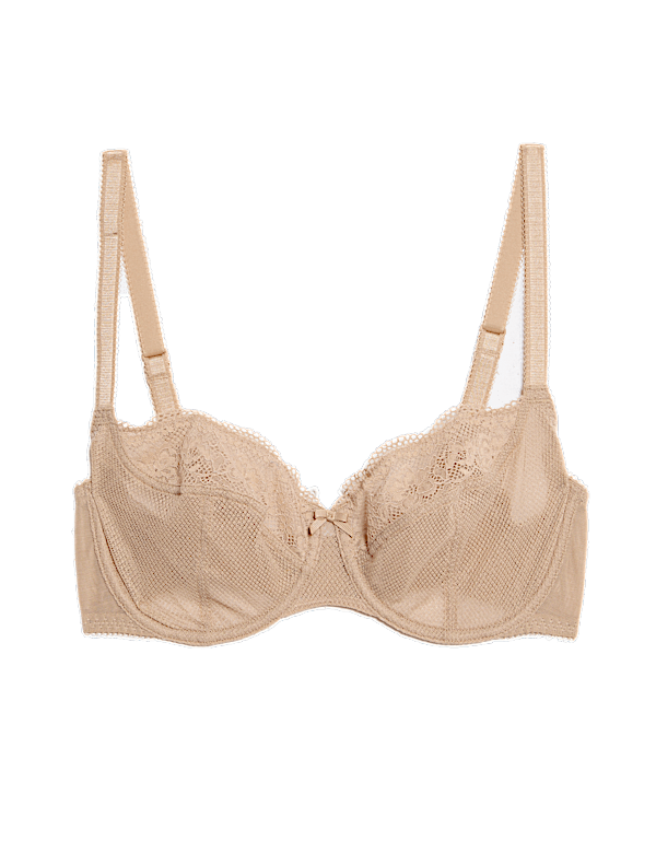 Jasmine Lace Wired Balcony Bra A-E