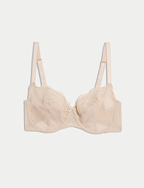 Jasmine Lace Wired Balcony Bra A-E