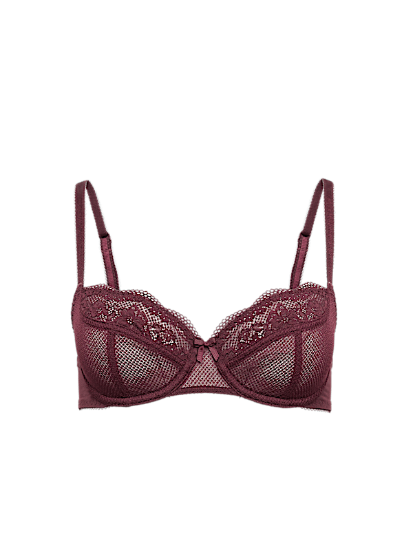 Jasmine Lace Wired Balcony Bra A-E