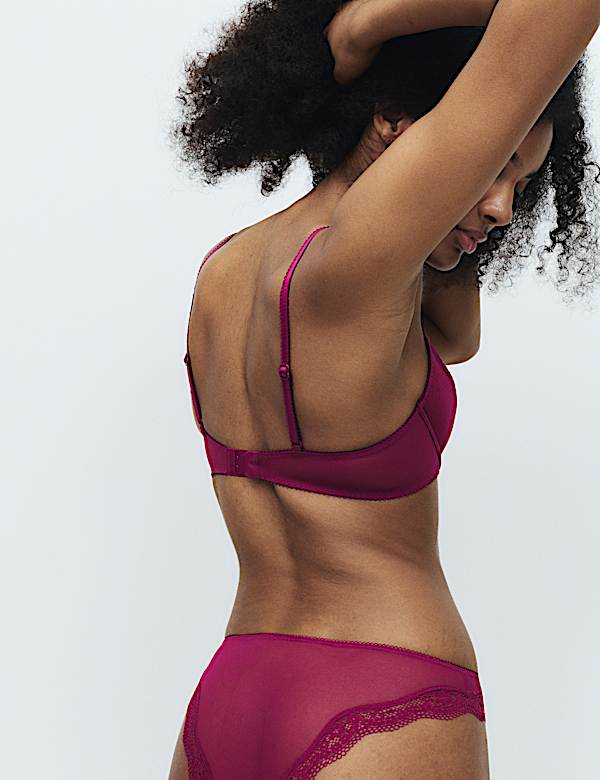 Jasmine Lace Wired Balcony Bra A-E