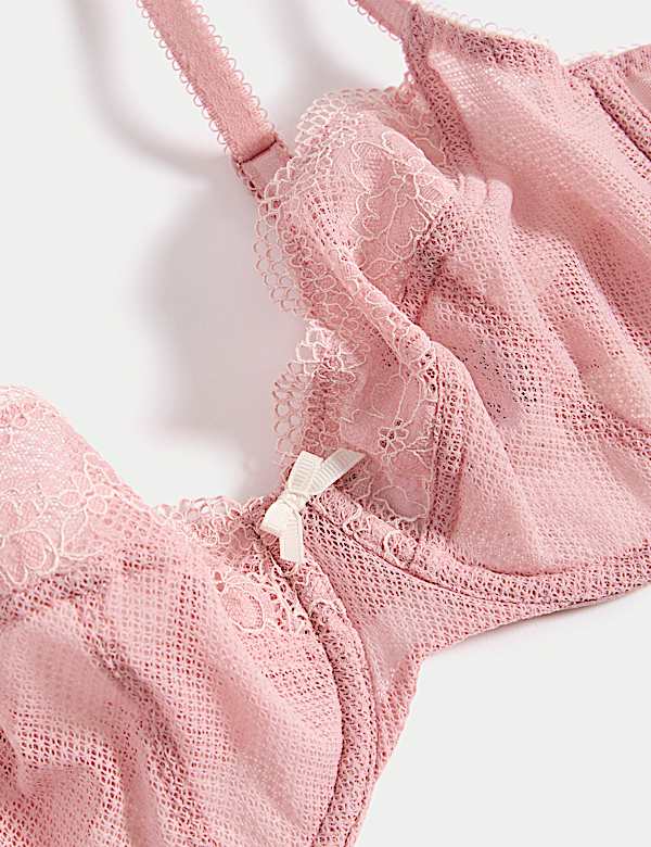 Jasmine Lace Wired Balcony Bra A-E