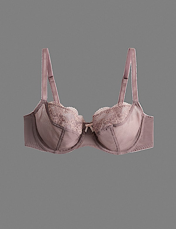 Jasmine Lace Wired Balcony Bra A-E