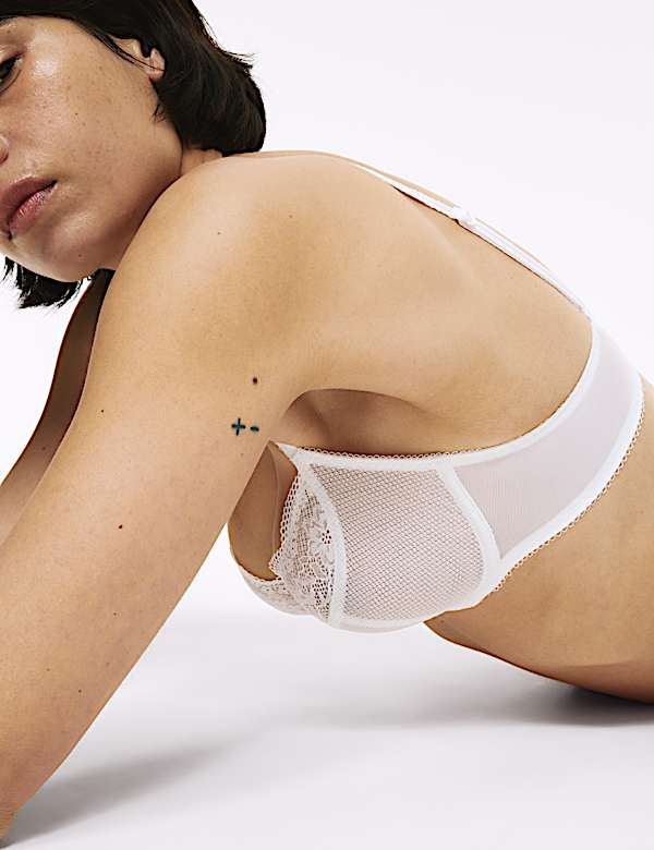 Jasmine Lace Wired Balcony Bra A-E