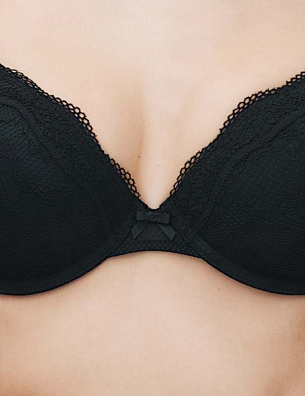 2 Pack Jasmine Lace Wired Demi Cup Bras (A-E) - JO